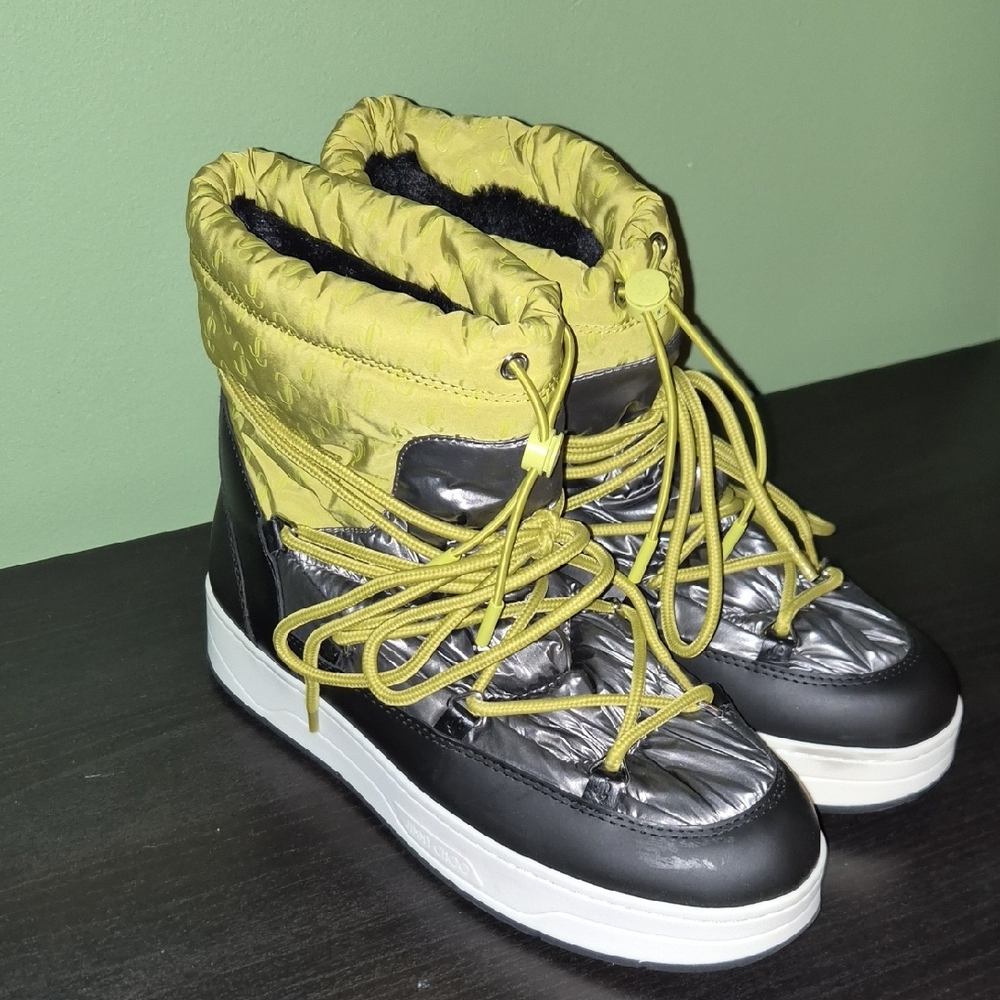 Jimmy Choo Black and White Sneakers